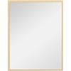 HOMCOM Specchio da parete rettangolare 90 x 70 cm, cornice in legno, ideale per bagno, soggiorno o camera da letto, naturale