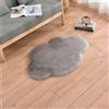 Treer Morbido Tappeto Salotto Pelo Corto Moderno Forma di Nuvola Tappeti per Soggiorno Anti Scivolo Tappeti per Interni Tappeti,Adatto per Divano Camera da Letto Home Decor (60x120cm,Grigio Chiaro)