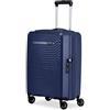 Ciak Roncato Bagaglio a mano Roncato Ciak Passenger Trolley S 4 Ruote rigido ultraleggero con zip espandibile, misura cabina Night Blue
