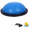 MAGIC SELECT Palla da Allenamento per l'Equilibrio. Palla Antiscivolo per Fitness, Yoga, Pilates, Allenamento della Forza con Fasce di Resistenza. Pallone Semisfera per lo Sport in Casa.