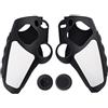 JZ Anti-Slip PS5 Controller Caso, Morbida Gomma Caso Protector Per ps5, Silicone PS5 Controller Cover con Pollice Grip Gaps Lavabile -Black