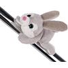 NICI- MagNICI Coniglio Fynn Fluffy 12cm Grigio-Peluche sostenibile con calamita-Animale Magnetico per frigoriferi, lavagne, Oggetti in Metallo e Molto Altro Ancora, Ottima Idea Regalo, Colore, 49204