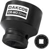 DAKCOS 32mm Chiave Bussola da 1/2, Bussola a 12 Punte,CR-MO
