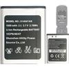 Aousavo 514047AR - Batteria di ricambio 514047AR, compatibile con KX-TU446, KX-TU446/4, KX-TU456, KX-TU456EXCE, KX-TU466EXBE, KX-TU466EXWE Senioren Cellulare 514047AR
