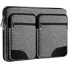 HSEOK Custodia protettiva per laptop Custodia da 15 15,6 16 pollici con 5 tasche separate per rendere il laptop e gli accessori ben organizzati e facili da trasportare,DG01BK01