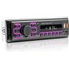 NHOPEEW Autoradio 1 Din - Stereo Auto con doppio Bluetooth 5.1 - FM Radio Auto Supporto 7 colori retroilluminati - U Disk/AUX in/TF Card play/APP localizzare e trovare l'auto + Telecomando