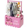 DUHARS Regali Neonato - Regalo Baby Shower, Regali Per Neogenitori, Regalo Nascita, Regali Gender Rivelare, Regalo Donna Incinta, Adatto a Donne O Regali Per Neonati Maschio, Cesto Prodotti Neonato