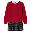 Mayoral Vestito Tricot con Tulle per Bambine e Ragazze Rosso 9 Anni (134cm)