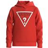 GUESS Felpa con cappuccio da bambino, Allarme rosso, 8 anni