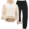 Yekdmxop Tuta Da Uomo Invernale Tuta Da Casa Uomo Hip Hop Tute Uomo Invernali Maniche Lunghe Felpa E Pantalone Streetwear Tuta Da Ginnastica Fitness Giacca Due Pezzi Completi Sportivi Da Uomo Autunno Inverno