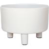 Ivyline Vaso per Piante, Ceramica, Bianco, 19 cm