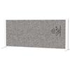 MAUL MAULconnecto - Divisorio acustico da tavolo, 120 x 50 cm, divisorio per scrivania, credenza, divisorio con piedini, in tessuto non tessuto acustico (4000 g/m²) come protezione da sguardi
