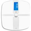 ADE Bilancia pesapersone digitale con analisi del corpo con grasso corporeo, acqua corporea e massa muscolare, 5 valori misurati, fino a 180 kg, bianco | BA1800