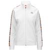 Kappa Wanniston Graphik Giacca, Bianco/Grigio/Arancione, L Uomo