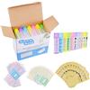 Kare & Kind Tubetti Contenitore per Balsamo Labbra - Confezione da 50 (10x5 colori) - Fai - 5.5 ml