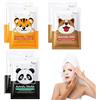 Nurvidis Maschera In Tessuto, Maschera Viso Con Motivo Animalier, Maschera Idratante Antirughe, Maschera Illuminante Per La Pelle, 6PCS Bellezza Delle Maschere, Nutre La Pelle, Per Tutti I Tipi Di Pelle