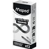 Maped - Matite colorate - Collezione Color'Peps Infinity - 12 pezzi rosa - Durano 10 volte più - Nessuna necessità di affilatura - Impugnatura triangolare ergonomica - 0% spreco 100% ECO