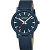 Mondaine Orologio Analogico al Quarzo Uomo con Cinturino in Plastica MS141140LD