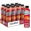 San Benedetto, Succoso Zero alla Arancia Rossa, 12x400 ml Bevanda Leggera e Dissetante in Acqua Minerale Naturale, Senza Zuccheri, Conservanti Coloranti e Glutine