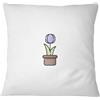 Bona Basics Federa Decorativa, Poliestere, Bianco, 60 x 60 cm