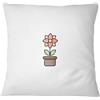 Bona Basics Federa Decorativa, Poliestere, Bianco, 60 x 60 cm