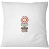 Bona Basics Federa Decorativa, Poliestere, Bianco, 60 x 60 cm