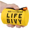 Go Time Gear Life Emergency Bivy Sack - Tenda termica di sopravvivenza e sacco a pelo per coperta, riparo e uso in campeggio - Confezione da 1 con fischietto