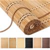 tow000ack Tenda a Rullo in bambù,Tapparella Avvolgibile Bamboo Natura,Cortina di bambù Opaca,Tenda a Pacchetto Parasole per Interni Esterni Porte e Finestre,Larghezza x Altezza (50cm x 140cm)