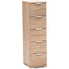milani home cassettiera 5 cassetti per Soggiorno Cucina Bagno Fatto in Italia cm 27 x 38 x 103 h