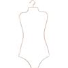 Arekuaei - Un pacchetto di 10 appendiabiti intimo donna appendiabiti bikini oro rosa
