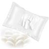 Nazaz Set di 2 Federe in Seta per Cuscini Letto (50x80 cm) - Morbido e Setoso al tatto, Protezione per Capelli e Pelle, Chiusura a Busta - Eleganza e Comfort per Ogni Stagione