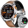 ESFOE Smartwatch Uomo GPS Militare Impermeabile 10ATM con Torcia LED 1,43" AMOLED Display Rugged Smartwatch Orologio con Chiamate Bluetooth, Altitudine, Pressione, Bussola, 530mAh per Android iOS