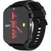 Generico KS-01 4G Internet Smart Watch Phone 4GB 64GB Android 9.0 G PS 1.99 schermo doppia fotocamera Google Play SIM Card orologio sportivo per gli uomini (nero)