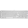 Logitech MX Keys S tastiera Universale RF senza fili + Bluetooth QWERTY Italiano Alluminio, Bianco