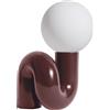 Petite Friture - Lampada da tavolo Neotenic - Rosso - Ceramica smaltata - Designer Jumbo