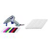 Dremel 930-18 Pistola Incollatrice a Filo, 18 Accessori + Dremel GG01, Bastoncini di colla stick multiuso, per alte temperature, ø 7 mm, Bianco