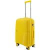 NPLE Trolley Bagaglio A Mano Ultraleggero RYANAIR Doppia Ruota TSA Zip Antifurto Tessuto Interno in 230D Realizzato in resistente polipropilene disponibile in 3 misure (yellow, 20"- 55 X 40 X 20 cm)