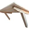 Leroy Merlin Pensilina ONDA in legno marrone L 155 x P 95 cm