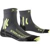X-Bionic X-Socks Unisex Trek Calze Basse, ideale per le attività all'aperto e le escursioni prolungate, con maggiore comfort e protezione dalle vesciche - Antracite/Lime, 42-44