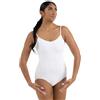 Capezio 126 Classic - Body da Donna con Doppio Cinturino, 126, Classic - Donne, CC123, Bianco, M