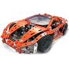 MECCANO 6032898 - Lamborghini Aventador, Set Costruzioni, Pezzi in Metallo, Arancione