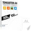 ELES VIDA Carta fotografica opaca A4 DIN 200 g/m² - 100 fogli - carta premium bianca per stampante inkjet e laser, cartoline, lettere, presentazioni, artigianato, cartoncino, scrapbooking - Prodotto in Germania