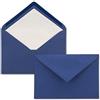 NEUSER PAPIER 15 buste per lettere, formato C5, blu scuro, foderate con carta velina bianca, 110 g/m², 22,9 x 15,5 cm, incollaggio a umido