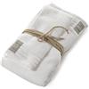 Fazzini Asciugamano Ospite (Coppia 1+1) - COCCOLA - Bianco