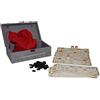 rukauf Lottospiel - Set di giochi di lotta russa (Loto) in scatola di legno con personaggi in legno