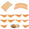 LIBeauty Laminazione Ciglia, Contiene bigodini laminazione ciglia, patch occhi riutilizzabili e nastro per sollevare le ciglia,Utilizzare con il kit Lash Lifter per ciglia arricciate-arancia