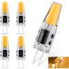 BVCL G4 LED Lampadina, 3W Equivalente a 30W Lampada Alogena, Bianco Caldo 3000K, Senza sfarfallio, Non Dimmerabile, AC/DC 12V G4 LED Bi-Pin Lampadine per Camper/Cappa Cucina, 5pcs