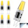 BVCL G4 LED Lampadina, 3W Equivalente a 30W Lampada Alogena, Bianco Freddo 6000K, Senza sfarfallio, Non Dimmerabile, AC/DC 12V G4 LED Bi-Pin Lampadine per Camper/Cappa Cucina, 5pcs