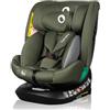Lionelo Bastiaan i-Size Seggiolino Auto Evolutivo 4-in-1 per bambini 0-12 Anni (40-150 cm) ISOFIX e l'ultima Norma R129 Opzione Rivolto All'indietro, 21 Regolazioni, Girevole 360° Protezione Laterale