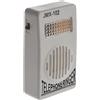 Cablepelado - Campanello con luce flash luminoso per telefono fisso, amplificatore del suono del telefono con flash, luce lampeggiante, controllo del volume, 95 dB, RJ11, bianco